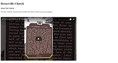 Desktop Screenshot of dextervillesdachurch.org