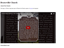 Tablet Screenshot of dextervillesdachurch.org
